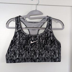 Nike Dri-Fit Sports Bra | Size XL | Black, Gray